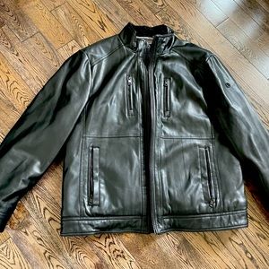 Black Calvin Klein jacket.